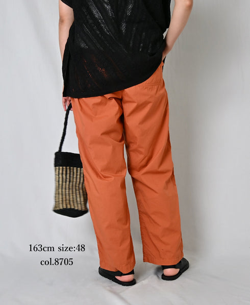 INHT2204CP 60s COTTON POPLIN OVERDYE EASY PANTS