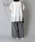 NSL26092 80s COTTON VOILE LACE LACE&STRING COLLAR GATHERED SHIRT