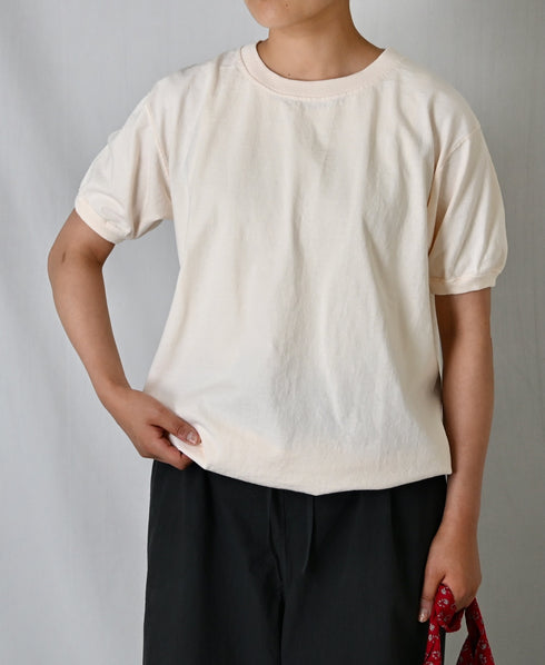 NGT9801 7.2oz HEAVY WEIGHT COTTON CREW-NECK S/SL TEE CUFF AND HEM