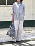 GNHT2601CLP COTTON/LINEN PLAIN WORK PANTS