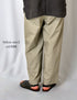 GNMDS2501CLW COTTON/LINEN DYED WEATHER 2TUCK TAPERED EASY PANTS
