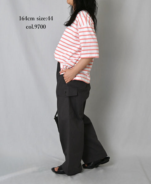 GNHT2601CLP COTTON/LINEN PLAIN WORK PANTS