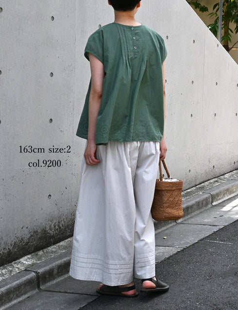 NSL26005 60s CAMBRIC PLAIN CULOTTES
