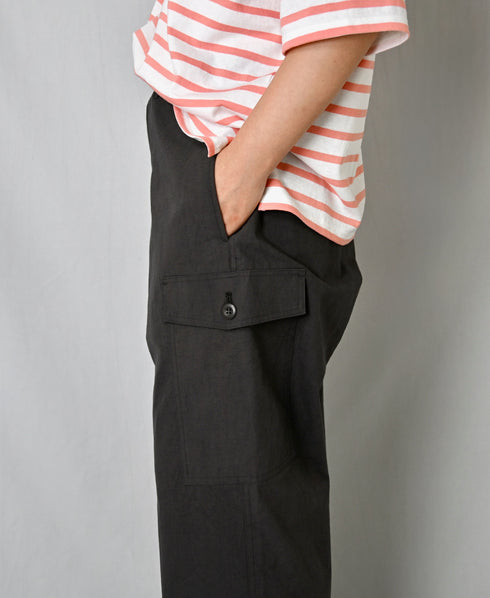 GNHT2601CLP COTTON/LINEN PLAIN WORK PANTS