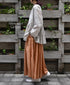 NMDS26121 POWER LOOM CO VOILE ARABESQUE HAND SCREEN PRINT RAJASTHAN TUCK GATHERED 3/4SL PULLOVER
