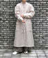 MDSH26532 BOILED WOOL PLAIN BANDED COLLAR COAT