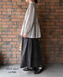 NSL26093 80s COTTON VOILE LACE GATHERED SKIRT