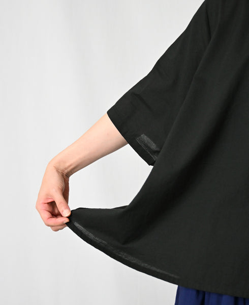 NSL26006 60s CAMBRIC PLAIN BACK OPENING SMOCK
