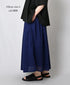 NSL26025 80s COTTON VOILE PLAIN GATHERED SKIRT