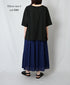 NSL26025 80s COTTON VOILE PLAIN GATHERED SKIRT