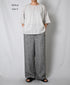 NSL26006 60s CAMBRIC PLAIN BACK OPENING SMOCK