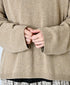 NNSL26514 7GG PLAIN STITCH NYLON/COTTON/WOOL CREW-NECK PULLOVER