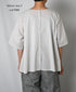 NSL26006 60s CAMBRIC PLAIN BACK OPENING SMOCK