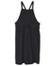 GNAM2611 COTTON/LINEN HERRINGBONE APRON ONE-PIECE