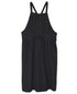 GNAM2611 COTTON/LINEN HERRINGBONE APRON ONE-PIECE