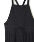 GNAM2611 COTTON/LINEN HERRINGBONE APRON ONE-PIECE