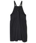 GNAM2611 COTTON/LINEN HERRINGBONE APRON ONE-PIECE