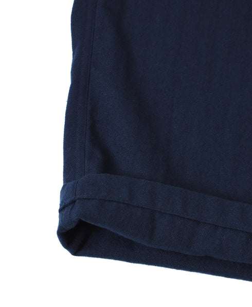 GNAM2612 COTTON/LINEN HERRINGBONE ONE-TUCK PNATS