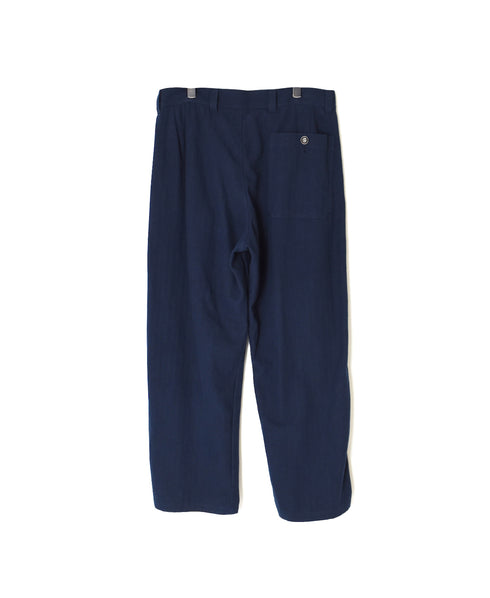 GNAM2612 COTTON/LINEN HERRINGBONE ONE-TUCK PNATS