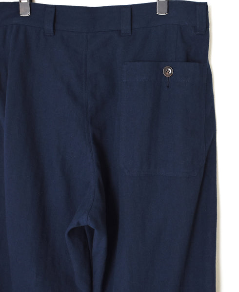GNAM2612 COTTON/LINEN HERRINGBONE ONE-TUCK PNATS