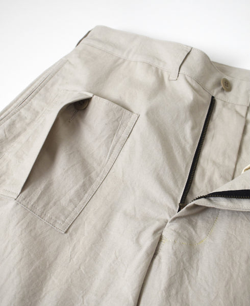GNHT2601CLP COTTON/LINEN PLAIN WORK PANTS
