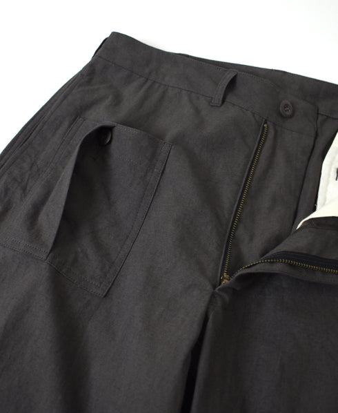 GNHT2601CLP COTTON/LINEN PLAIN WORK PANTS