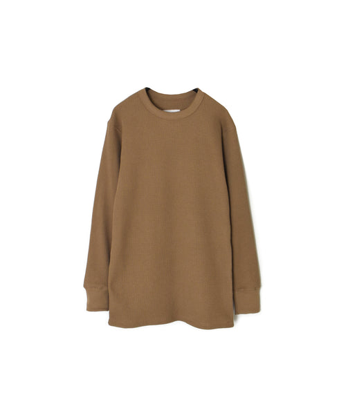 GNHT2671 COTTON WAFFLE CREW NECK L/SL T-SHIRTS