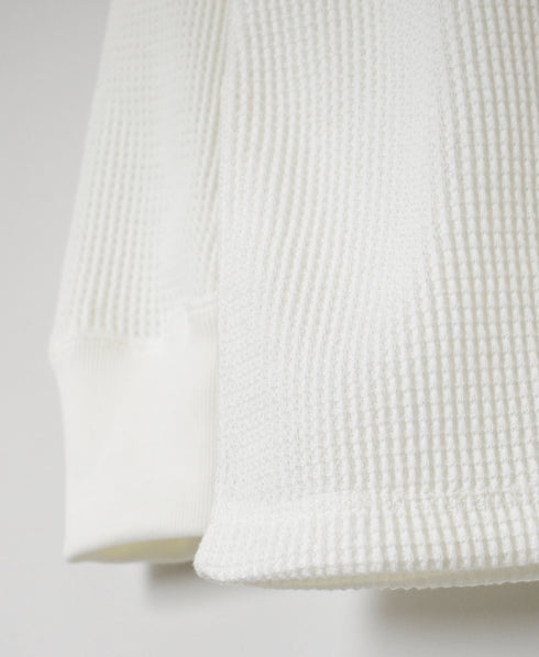 GNHT2671 COTTON WAFFLE CREW NECK L/SL T-SHIRTS