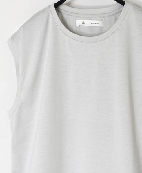 GNMDS25001 MERCERIZED COTTON JERSEY CREW-NECK FRENCH/SL T-SHIRT