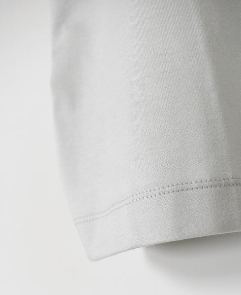 GNMDS25001 MERCERIZED COTTON JERSEY CREW-NECK FRENCH/SL T-SHIRT