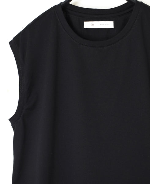 GNMDS25001 MERCERIZED COTTON JERSEY CREW-NECK FRENCH/SL T-SHIRT