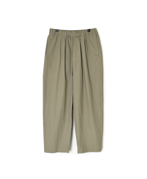 GNMDS2501CLW COTTON/LINEN DYED WEATHER 2TUCK TAPERED EASY PANTS
