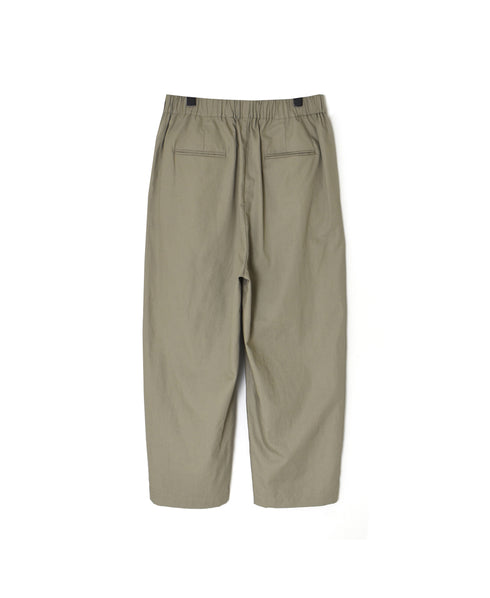GNMDS2501CLW COTTON/LINEN DYED WEATHER 2TUCK TAPERED EASY PANTS