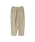 GNMDS2501FL 40s FRENCH LINEN DYED CANVAS 2TUCK TAPERED EASY PANTS