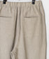 GNMDS2501FL 40s FRENCH LINEN DYED CANVAS 2TUCK TAPERED EASY PANTS