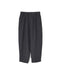GNMDS2501FL 40s FRENCH LINEN DYED CANVAS 2TUCK TAPERED EASY PANTS