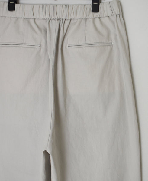 GNMDS2502CLW COTTON/LINEN DYED WEATHER 2TUCK WIDE EASY PANTS