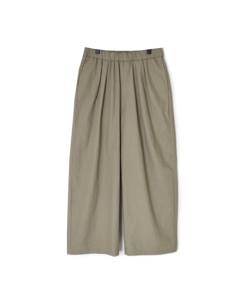 GNMDS2502CLW COTTON/LINEN DYED WEATHER 2TUCK WIDE EASY PANTS
