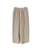 GNMDS2502FL 40s FRENCH LINEN DYED CANVAS 2TUCK WIDE EASY PANTS