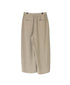 GNMDS2502FL 40s FRENCH LINEN DYED CANVAS 2TUCK WIDE EASY PANTS