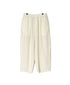 GNMDS2502FL 40s FRENCH LINEN DYED CANVAS 2TUCK WIDE EASY PANTS