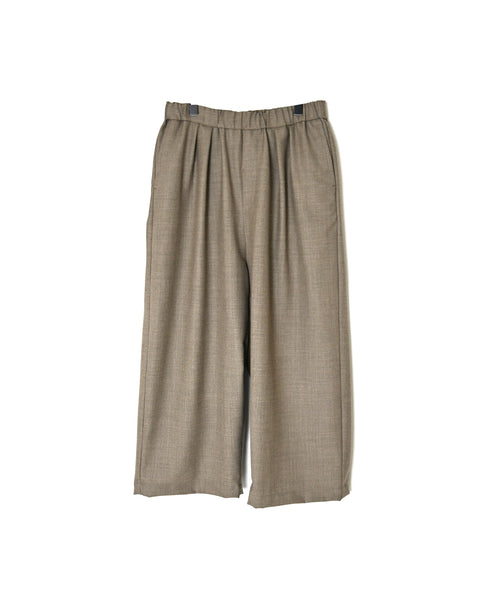 GNMDS2502WS WOOL SERGE 2TUCK WIDE EASY PANTS