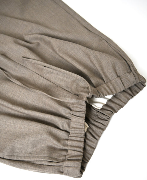 GNMDS2502WS WOOL SERGE 2TUCK WIDE EASY PANTS