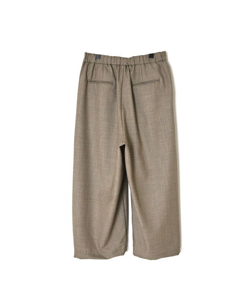 GNMDS2502WS WOOL SERGE 2TUCK WIDE EASY PANTS