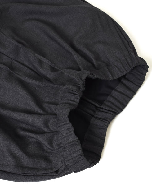 GNMDS2502WS WOOL SERGE 2TUCK WIDE EASY PANTS