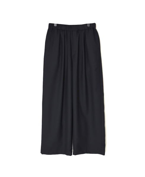 GNMDS2502WS WOOL SERGE 2TUCK WIDE EASY PANTS