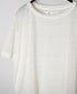 GNMDS26021 LINEN SINGLE JERSEY BOAT NECK T-SHIRTS