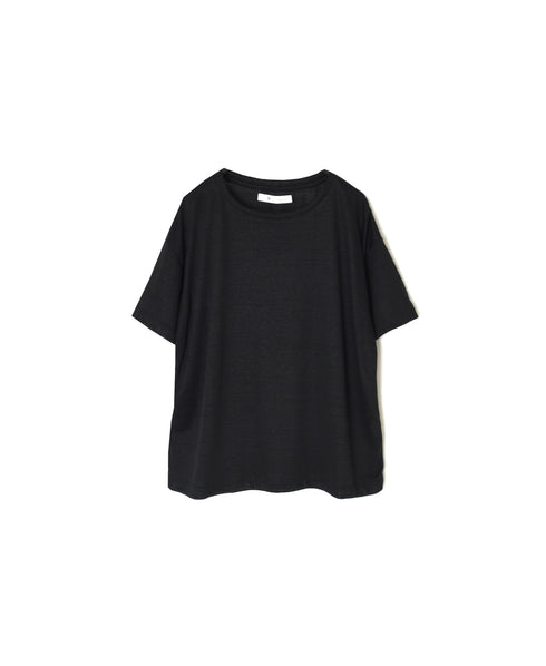 GNMDS26021 LINEN SINGLE JERSEY BOAT NECK T-SHIRTS
