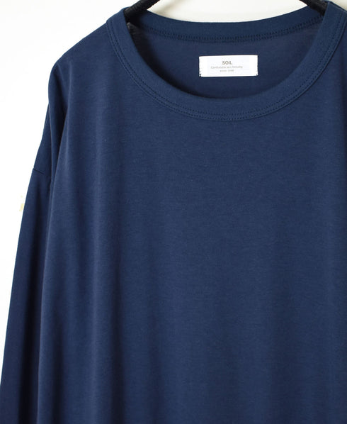 GNSL24021 SOFT COTTON JERSEY LONG SLEEVE CREW NECK T-SHIRT