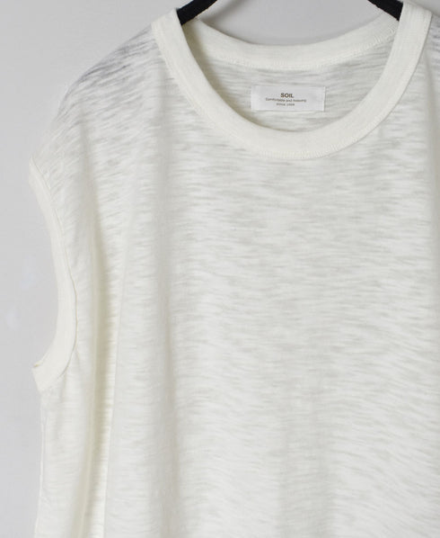 GNSL24043 SLUB VINTAGE CREW-NECK FRENCH/SL LONG SHIRT